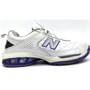 New Balance Women's Lace Up Lightweight Tennis Sneakers WC806W White New in Box
